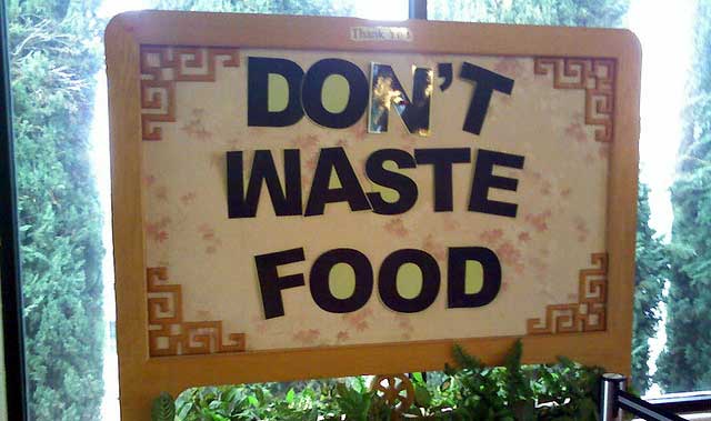 Don't waste food